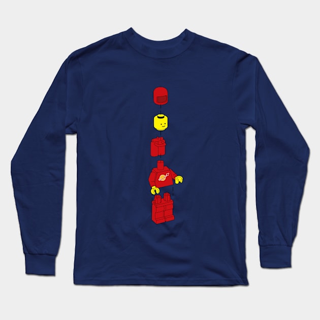 Build Spaceman Long Sleeve T-Shirt by The Brick Dept